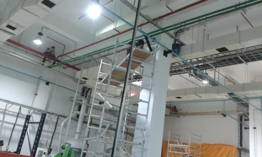 Compressed air piping